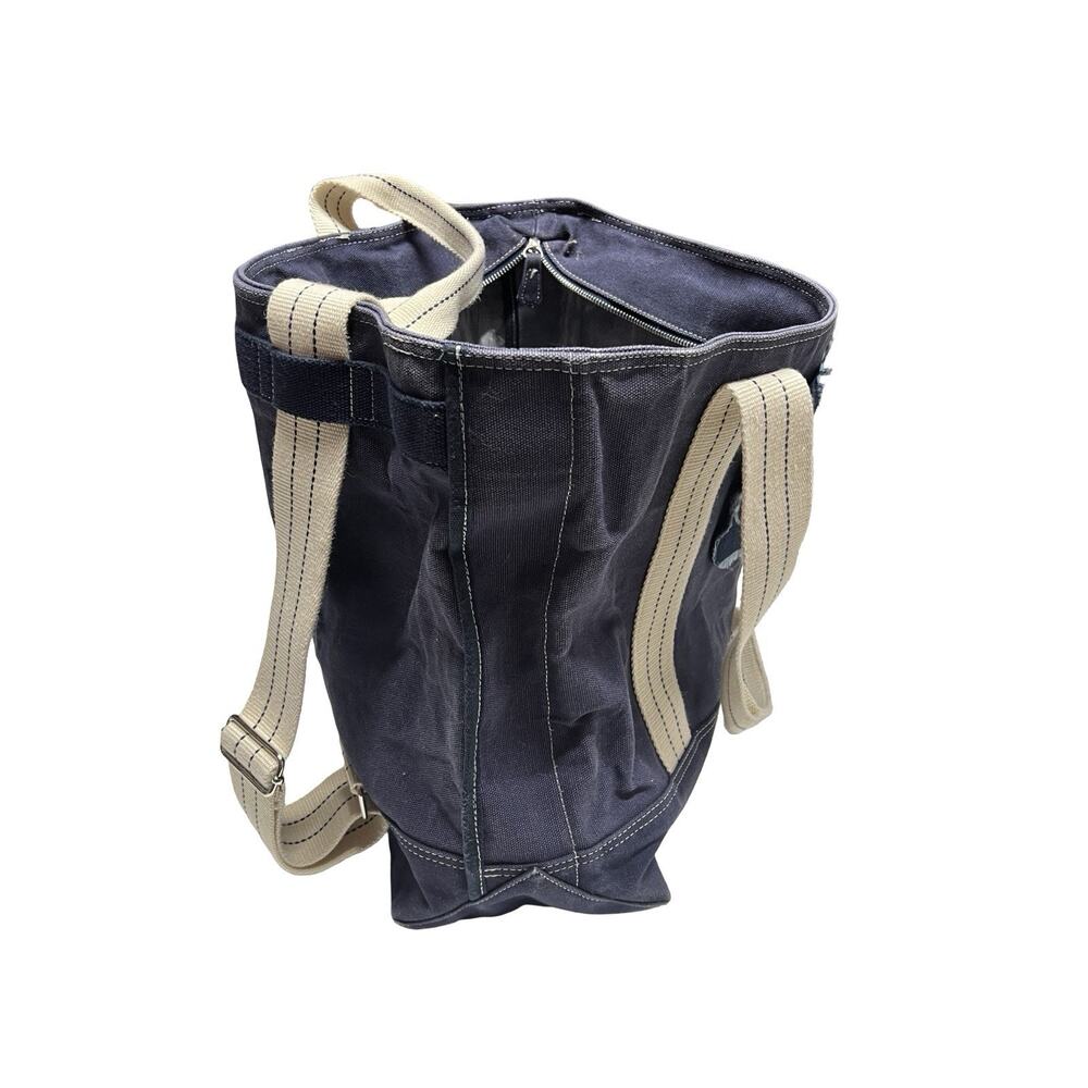Pottery Barn Kids navy blue cooler Convertible tote Backpack Beach Bag / Fair - Picture 7 of 9